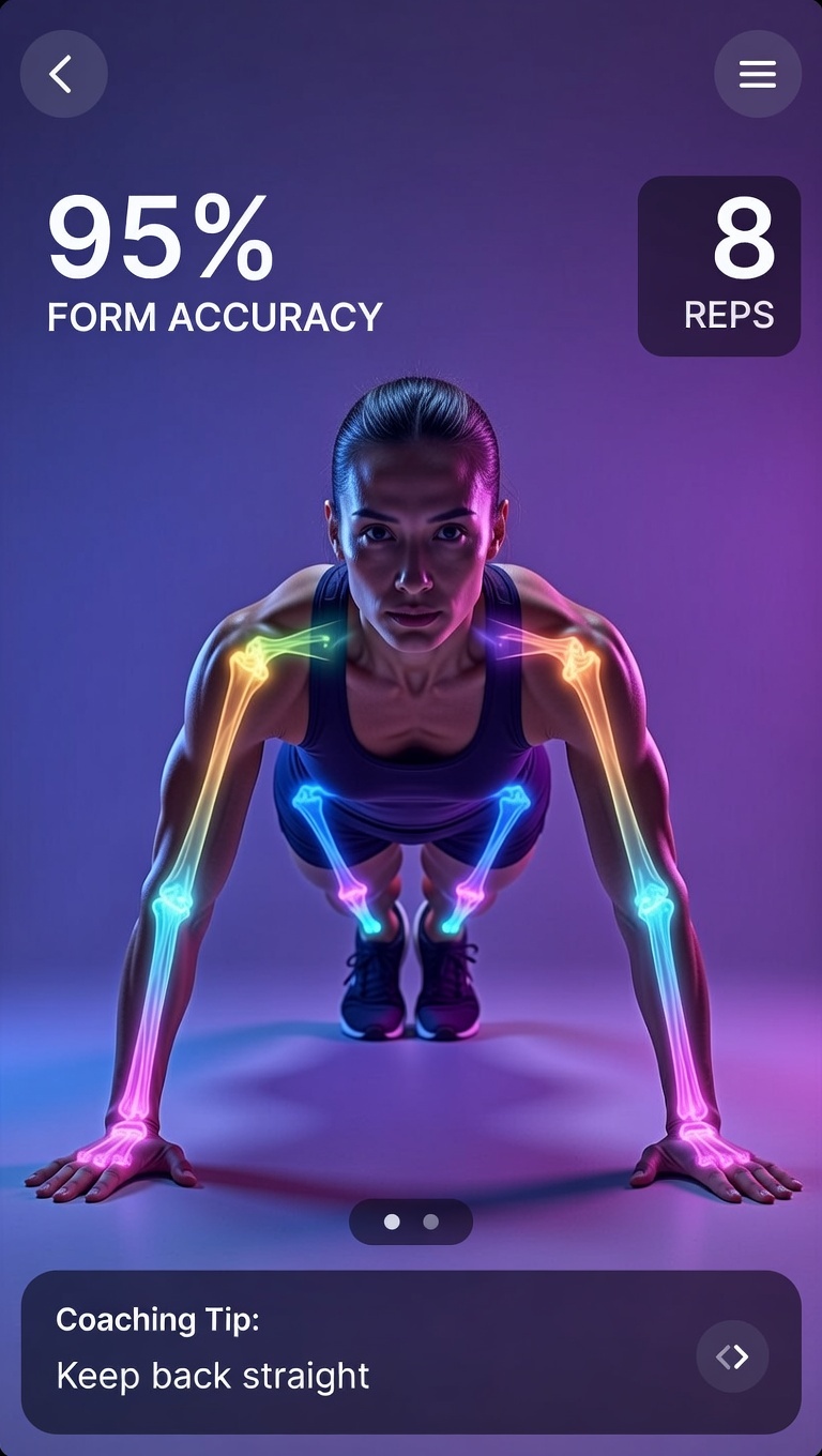 TenslamGym AI Trainer - Push-up Exercise